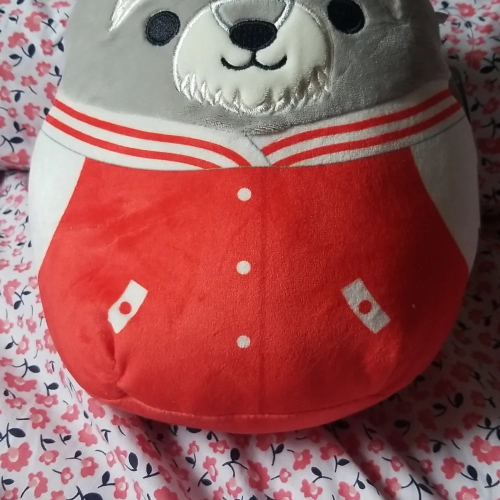 Brand new Squishmallows Shaun the Dog Pillow 8”